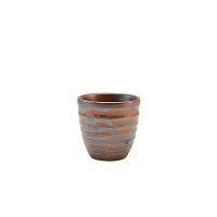 Rustic Copper Terra Porcelain Dip Pot 