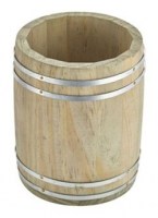 13.5cm Miniature Wooden Barrel