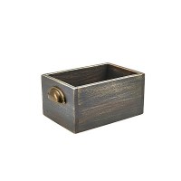 Grey Wash Wooden Food Display Drawer