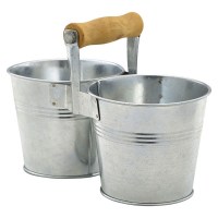 Galvanised Steel Combi Serving Bucket