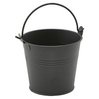 MATT BLACK Galvanised Steel Serving Bucket