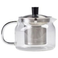 Glass Teapot with Stainless Steel Infuser