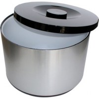 10 Litre Plastic Ice Bucket with Aluminium Outer Finish