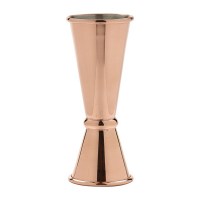 25ml + 50ml Copper Finish Jigger Spirit Measure