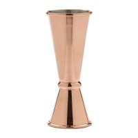 25ml + 50ml Copper Finish Jigger Spirit Measure