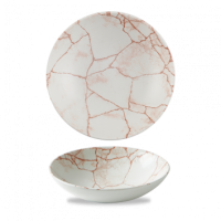 Kintsugi Coral Coupe Bowl