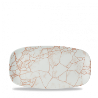 Kintsugi Coral Oblong Plate