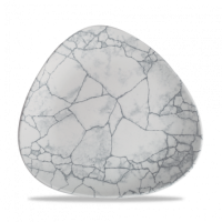 Kintsugi Agate Grey Triangle Plate