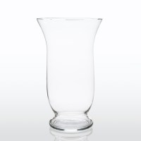 Hurricane Pillar Candle Lamp 25cm (H) CLEAR