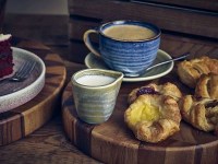 Terra Porcelain Cup, Saucer and Jug