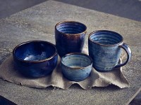 Aqua Blue Terra Porcelain Ramekin