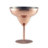 Copper Finish Margarita Glass 10.5oz / 30cl