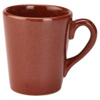 32cl RED Rustic Stoneware Mug