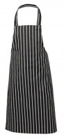 BLACK STRIPE Butchers Bib Apron Cotton