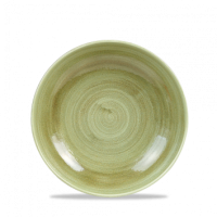 18.2cm Stonecast Burnished Green Coupe Bowl
