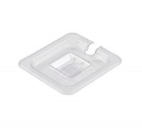 1/6 Gastro Polycarb Notched Lid 