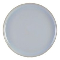 Rustic Stoneware Round Pizza Plate in WHITE