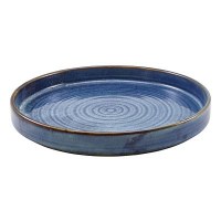 Aqua Blue Terra Porcelain Presentation Plate