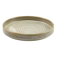 Matt Grey Terra Porcelain Presentation Plate