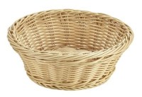 210x80mm Round Polywicker Display Basket