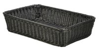 460x300x80mm Black Wicker Display Basket