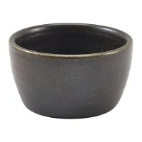 Black Terra Porcelain Ramekin