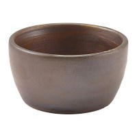 Rustic Copper Terra Porcelain Ramekin