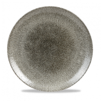 Churchill Raku Quartz Black Coupe Plate