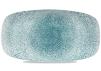 Churchill Raku Jade Green Chefs Oblong Plate