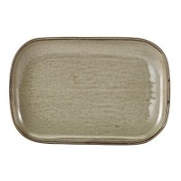 Grey Terra Porcelain Rectangular Plate