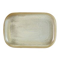 Matt Grey Terra Porcelain Rectangular Plate