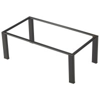 Black Metal Frame Buffet Riser