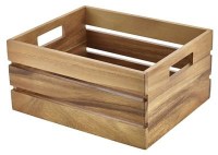 1/2 GN Acacia Wood Riser/Box