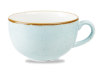 Rustic Blue 22.7cl Cappuccino Cup, Stonecast