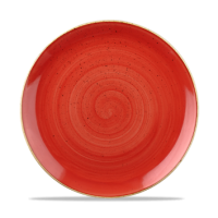 Stonecast Berry Red Coupe Plate