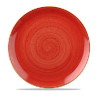 Stonecast Berry Red Coupe Plate