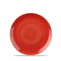 Stonecast Berry Red Coupe Plate