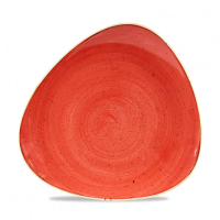 Stonecast Berry Red Triangle Plate