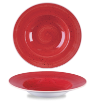 Stonecast Berry Red Wide Rim Bowl