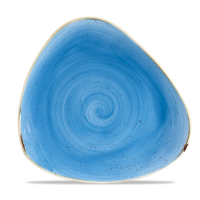 Stonecast Cornflower Blue Triangle Plate