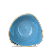 Stonecast Cornflower Blue Triangle Bowl