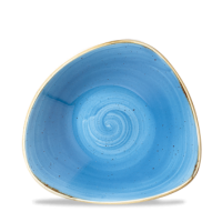 Stonecast Cornflower Blue Triangle Bowl