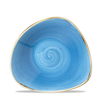 Stonecast Cornflower Blue Triangle Bowl