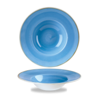 24cm Stonecast Cornflower Blue Wide Rimmed Bowl