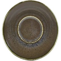 Black Terra Porcelain Saucer