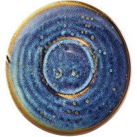 Aqua Blue Terra Porcelain Saucer
