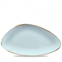 Stonecast Duck Egg Blue Triangle Plate