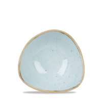 Stonecast Duck Egg Blue Triangle Bowl