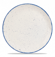 Stonecast Hints Indigo Blue Coupe Plate