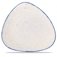Stonecast Hints Indigo Blue Triangle Plate
